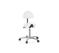 TOP WORK 20 - Tabouret de selle Blanc