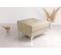 Tabouret Textile Nouveau Moderne Blanc Couleur Petit Design Tissu Tabouret de pied Pouffe Velours Nouveau