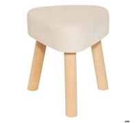 Tabouret ""Thena"" blanc ivoire - Atmosphera Créateur d'intérieur