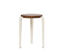 Tabouret TipToe LOU Chêne teinté/Blanc Crème