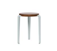 Tabouret TipToe LOU Chêne teinté/Bleu Pâle