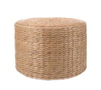 Tabouret Tressée à Chaussures Petit pour Garçon et Filles en Herbe, Jardin | Léger et Facile à Déplacer, Design Adorable et Ludique, Usage Extérieur pour Garçon et Filles, Marron