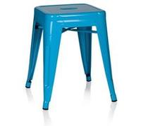 VANTAGGIO - Tabouret de bistrot bleu clair