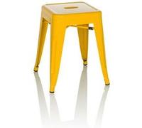 Tabouret VANTAGGIO métallique jaune hjh OFFICE Jaune G