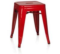 Tabouret VANTAGGIO métallique rouge hjh OFFICE Rouge G