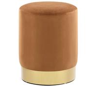 Tabouret Vert Moutarde et Doré Velours Repose-Pied Pouf Salon Couloir vidaXL