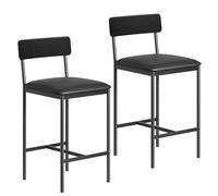 Tabourets Bar Lot de 2, Chaises Bar Cuisine, Tabouret Bar Industriel | Chaise de bar,Sièges Cuisine, Salle à Manger, idéal petit espace, appartement, coin repas
