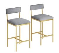 Tabourets Bar Lot de 2, Chaises Bar Cuisine, Tabouret Bar Industriel | Chaise de bar,Sièges Cuisine, Salle à Manger, idéal petit espace, appartement, coin repas