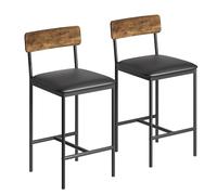 Tabourets Bar Lot de 2, Chaises Bar Cuisine, Tabouret Bar Industriel | Chaise de bar,Sièges Cuisine, Salle à Manger, idéal petit espace, appartement, coin repas