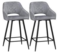Tabourets de bar - Chaises de bar - Chaises de bistrot - Chaises de cuisine - Tabourets de comptoir - Revêtus de velours
