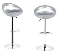 Tabourets de bar - Chaises de bar - Chaises de cuisine - Chaises de comptoir - Chaises de bar pour cuisine - Lot de 2 - Pivotantes à 360°