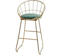 Tabourets de Bar en Velours avec Dossier, Hauteur comptoir - Tabourets élégants et Luxueux pour îlot de Cuisine, Salle à Manger, Bar à Domicile - Assise Confortable - Meilleures Ventes
