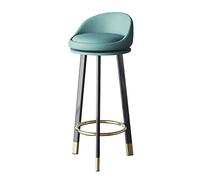 Tabourets de Bar pivotants à Dossier Bas, chaises de Cuisine à Hauteur de comptoir, tabourets de Petit-déjeuner élégants pour Bars, Pubs et Salons - Assises Confortables pour Les Repas et Le