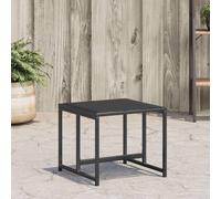 Tabourets de jardin 4 pcs noir acier et textilène siège de jardin vidaXL