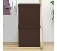 Tabourets pliables marron