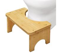 Tabourets De Toilettes En Boisz,37*20*17CM Tabourets De Toilettes Physiologique En Boisz,Tabouret Toilette,Toilette Squatty Bois Pour Adultes,Enfants,Anti-Constipation,Contre Flatulences(Coloris Bois)