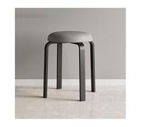 Tabourets de Vanité Banc de Tabouret Salle à Manger Simple et Moderne, Rond Salon Maison, Restaurant, Bas empilable Petit Repose-Pieds(C)