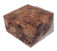 Tabourets - vidaXL - Teck massif - Ensemble de 4 - Style vintage - À monter soi-même