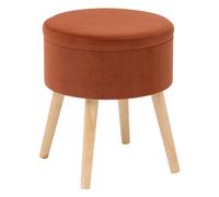 Tabouret Coffre Scandinave Tess 44cm Ambre