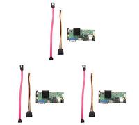 Tacdas Lot de 3 enregistreurs vidéo numériques 265 10 CH x 5 MP NVR réseau DVR Caméra IP Max 12T Détection faciale OVNIF XMEYE 1 P2P