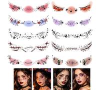 Taches De Rousseur D'Halloween Lot De 10 s Temporaires Lumineux Femmes