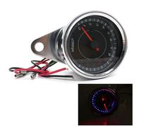 Tachymètre De Moto Universel 12v, Jauge Numérique Bleu, Rétro-Éclairé Led, Rpm Analogique, Compteur De Vitesse