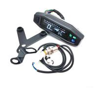 Tachymètre LCD pour moto RPM 1200 avec Capteur Tachymètre LCD | Mesure RPM jusqu'à 1200, fil bleu-blanc dédié, idéal réglage moteur, précision haute fréquence