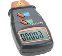 Tachymètre numérique DT-2234C + mini-tachymètre photo LCD sans contact, plage de vitesse 25 tr/min - 99999 tr/min
