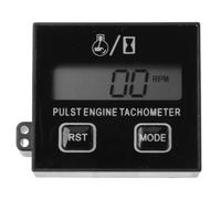 Tachymètre Numérique pour Petits Moteurs Compteur Horaire Précis Noir