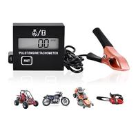 Tachymètre Numérique Tachymètre Inductif: Tachymètre Numérique à Induction, Tachymètre De Petit Moteur étanche Avec Compteur Horaire Pour Moto, Tondeuse à Gazon