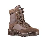 Tactical Bottines à fermeture Éclair YKK Kaki, Brun, 45 EU
