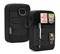 Tactical G lock E2.0 EDC Pochette de Poche compacte Multifonction Molle EDC Pochette à Outils Multifonction en Nylon Noir