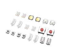 Tactile Bouton-poussoir Micro,Akozon 250Pcs Micro Interrupteur Tactile Momentané Interrupteur à Bouton-poussoir Tactile avec Boîte Pour Clé Télécommande De Voiture