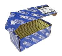 Tacwise 0173 Agrafes à Charpenterie Galvanisées Type 14 / 32 mm, Couronne Étroite, Lot de 10.000