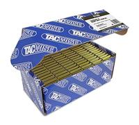 Tacwise 0180 Agrafes à Charpenterie Galvanisées 14 / 25 mm, Lot de 15.000 | Couronne Étroite