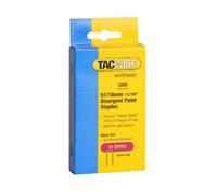 Tacwise 0287 Agrafes à Couronne Étroite Galvanisées 91/18 mm, Lot de 1000
