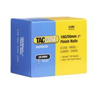 Tacwise 0298 Clous de Finition Galvanisés de Type 16G / 50 mm, Lot de 2500 | Offrant Forte Tenue pour Travaux de Clouage Professionnels