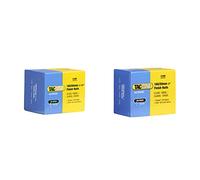 TACWISE 0301 Clous de Finition 16G/64 mm, Boîte de 2.500, Argent, 64 mm & 0298 Clous de Finition Galvanisés 16G/50 mm, Lot de 2500