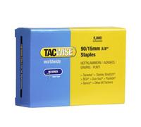 Tacwise 0306 Agrafes à Couronne Étroite Galvanisées de Type 90/15 mm, Lot de 5000