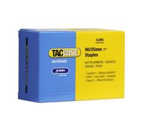 Tacwise 0308 Agrafes à Couronne Étroite Galvanisées 90/25 mm, Lot de 5000 | Pour Applications Professionnelles d'Agrafage