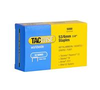 Tacwise 0331 Agrafes Galvanisées de Type 53/6 mm, Lot de 5000 | Agrafes Professionnelles à Fil Fin