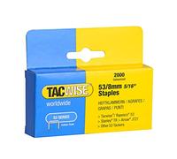 Tacwise 0335 Agrafes Galvanisées de Type 53 / 8 mm, Lot de 2000