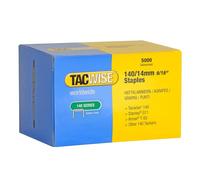 Tacwise 0344 Agrafes Galvanisées de Type 140/14 mm, Lot de 5000 | Professionnelles