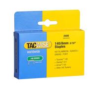 Tacwise 0346 Agrafes Galvanisées de Type 140/8mm, Lot de 2000 | Professionnelles