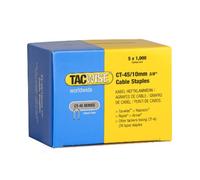 Tacwise 0352 Agrafes Pour Câbles Galvanisées de Type CT-45 / 10 mm, Lot de 5000