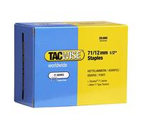 Tacwise Agrafes 71/12 mm galvanisées — 20 000 pièces