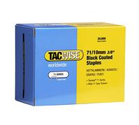 Tacwise 0373 Agrafes Galvanisées Noires pour Tapisserie de Type 71 / 10 mm , Lot de 20.000
