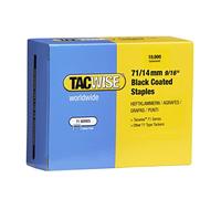 Tacwise 0374 Agrafes 71/10 mm en Acier Inoxydable, Finition Noire, Boîte de 10.000