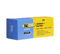 Tacwise 0401 Clous de Finition Brad Galvanisés 18G / 50 mm, Lot de 5000 | Avec une Grande Force de Maintien