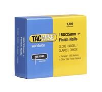 Tacwise 0666 Clous de Finition Galvanisés de Type 16G / 25 mm, Lot de 2500